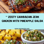 Caribbean Jerk Chicken with Pineapple Salsa Recipe