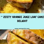 Homemade Fresh Orange juice Loaf Cake Recipe