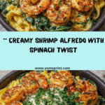 Shrimp Alfredo with Spinach Recipe