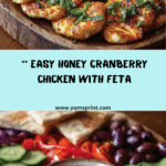 Honey Cranberry Chicken Bake with Feta Cheese Recipe