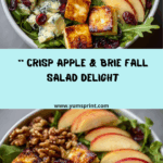 Apple, Brie & Walnut Salad Recipe