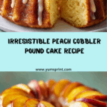 Peach Cobbler Pound Cake Recipe