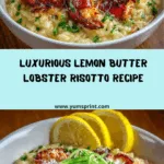 Lemon Butter Lobster Risotto Recipe