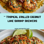 Grilled Coconut Lime Shrimp Recipe