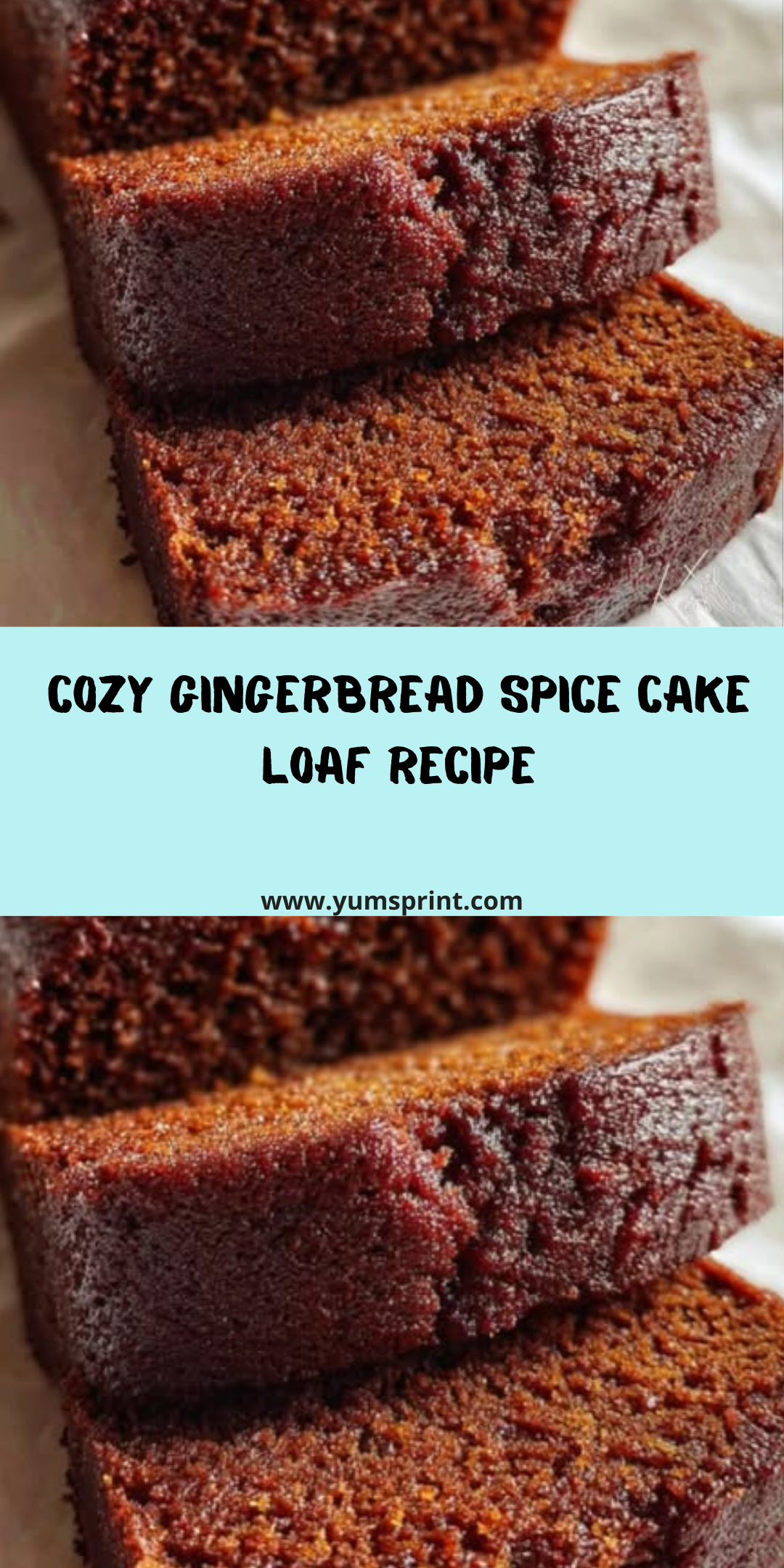 Homemade Gingerbread Cake Loaf Recipe 2 Homemade Gingerbread Cake Loaf Recipe - Recipe Image