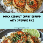 Coconut Curry Shrimp with Jasmine Rice Recipe