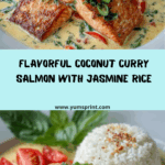 Coconut Curry Salmon with Jasmine Rice Recipe