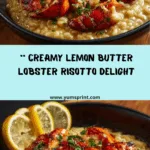Lemon Butter Lobster Risotto Recipe