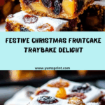Festive Christmas Fruitcake Traybake Recipe