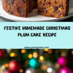 Homemade Christmas Plum Cake recipe