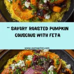 Roasted Pumpkin Couscous with Feta Recipe