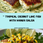 Coconut Lime Fish with Mango Salsa Recipe
