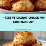 Homemade Christmas Coconut Cookies recipe