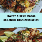 Mango Habanero Chicken Skewers Recipe