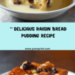 Pudin de pan con pasas Recipe