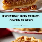 Pecan Streusel Pumpkin Pie Recipe