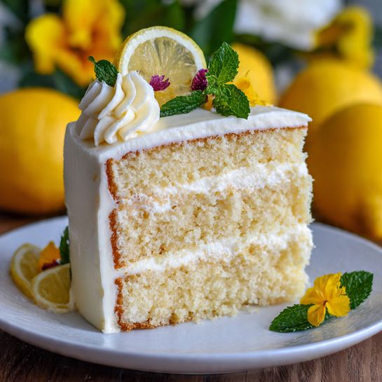 Homemade Ultimate Rich Lemon Vanilla Cake recipe 3 Homemade Ultimate Rich Lemon Vanilla Cake recipe - Recipe Image