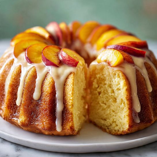 Peach Cobbler Pound Cake Recipe 3 Peach Cobbler Pound Cake Recipe - Recipe Image