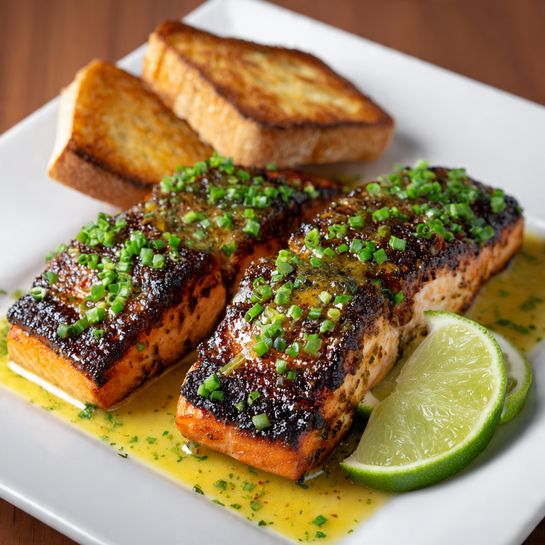 Coconut Lime Grilled Salmon Recipe 2 Coconut Lime Grilled Salmon Recipe - Recipe Image