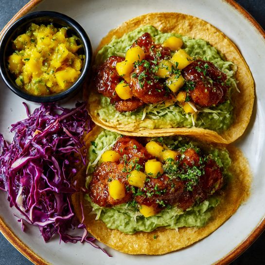 Coconut Shrimp Tacos with Mango Salsa Recipe