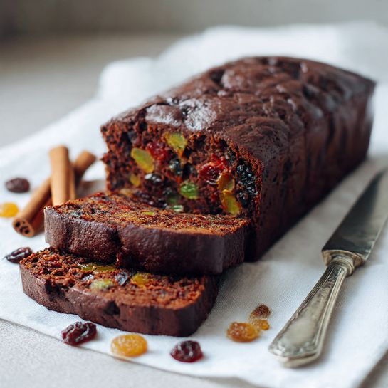 Chocolate Fruit Loaf Cake Recipe - Recipe Image