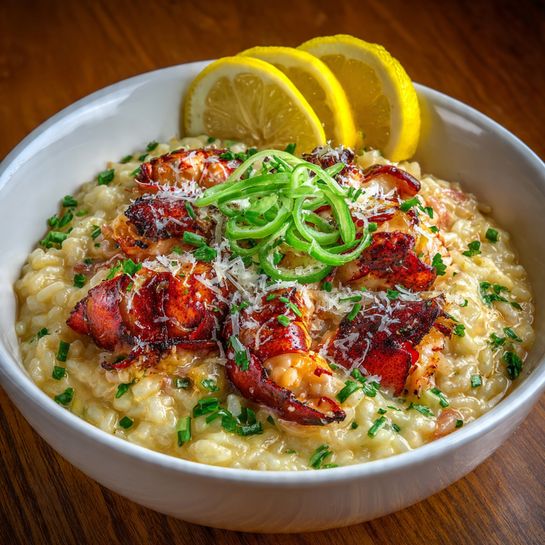 Lemon Butter Lobster Risotto Recipe 2 Lemon Butter Lobster Risotto Recipe - Recipe Image