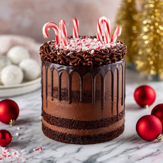 Mocha Christmas Cake Recipe