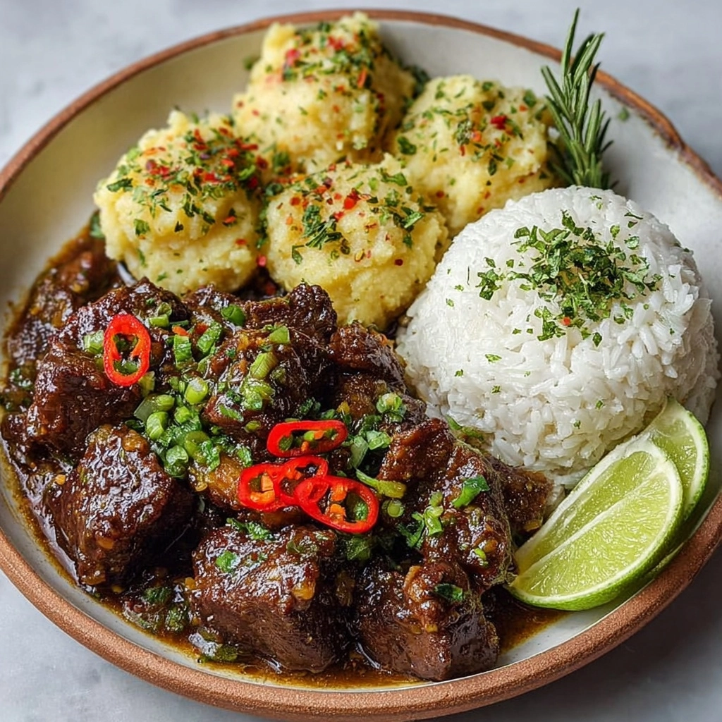 Jamaican Curry Goat with Coconut Rice Recipe 2 Jamaican Curry Goat with Coconut Rice Recipe - Recipe Image