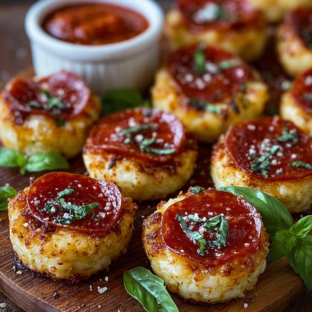 Cauliflower Pizza Bites Recipe