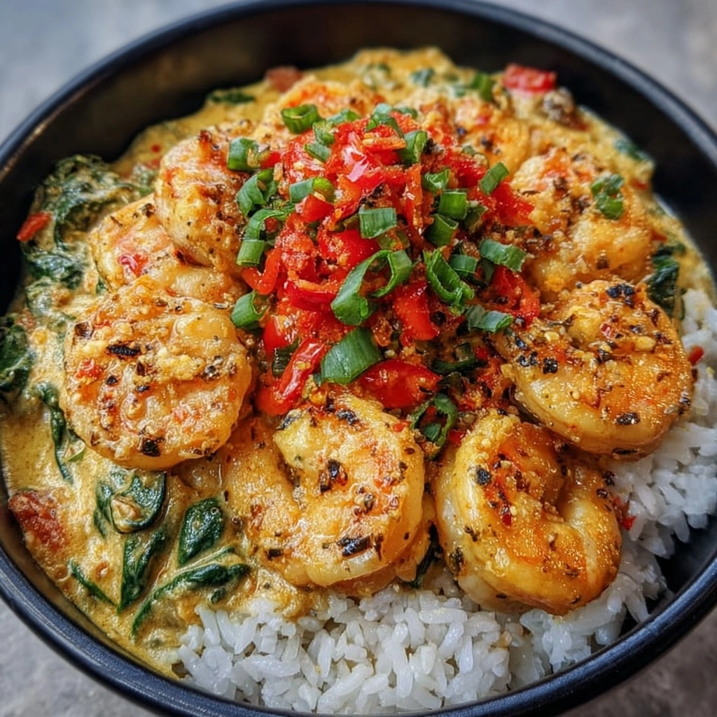 Coconut Curry Shrimp with Jasmine Rice Recipe - Recipe Image