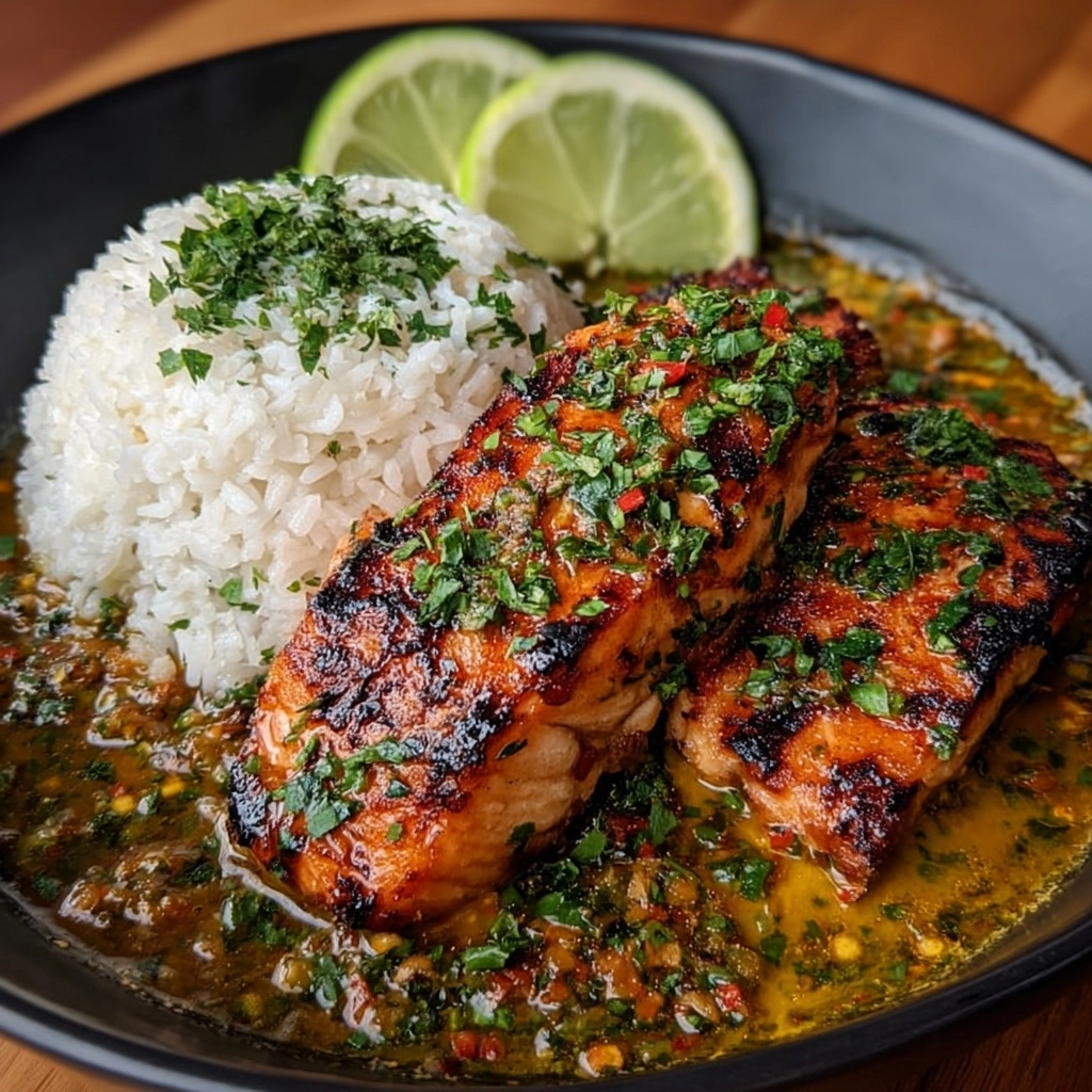 Coconut Curry Salmon with Jasmine Rice Recipe