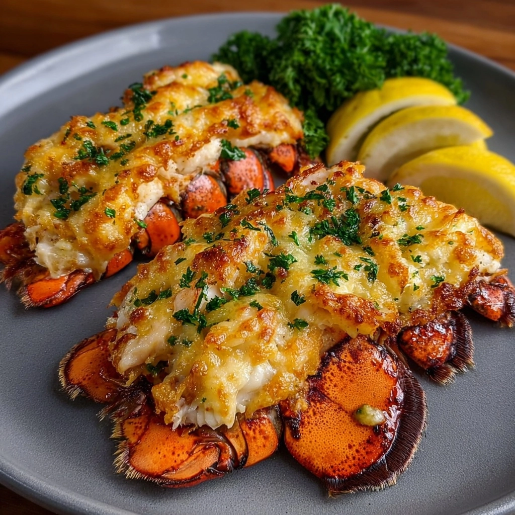 Garlic Parmesan Lobster Recipe - Recipe Image