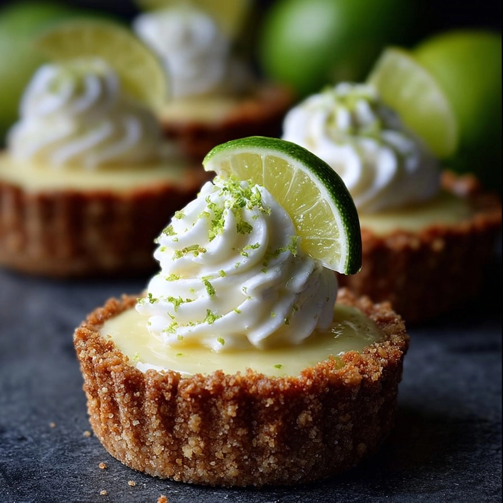 Heavenly No-Bake Mini Key Lime Pies Recipe 3 Heavenly No-Bake Mini Key Lime Pies Recipe - Recipe Image