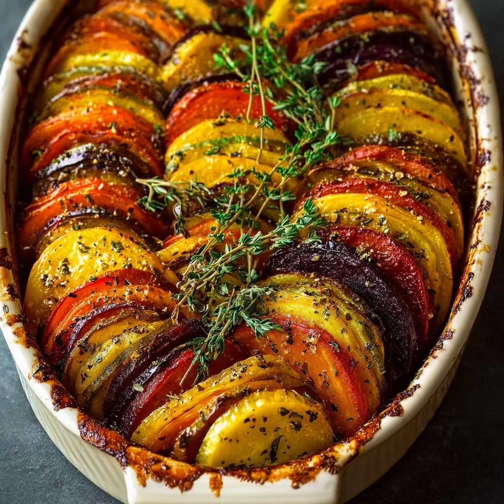 Carrot Bake with Cranberry-Honey Drizzle Recipe - Recipe Image