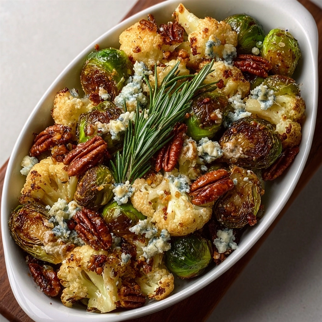 wer & Brussels Sprouts with Maple Pecans Recipe - Recipe Image