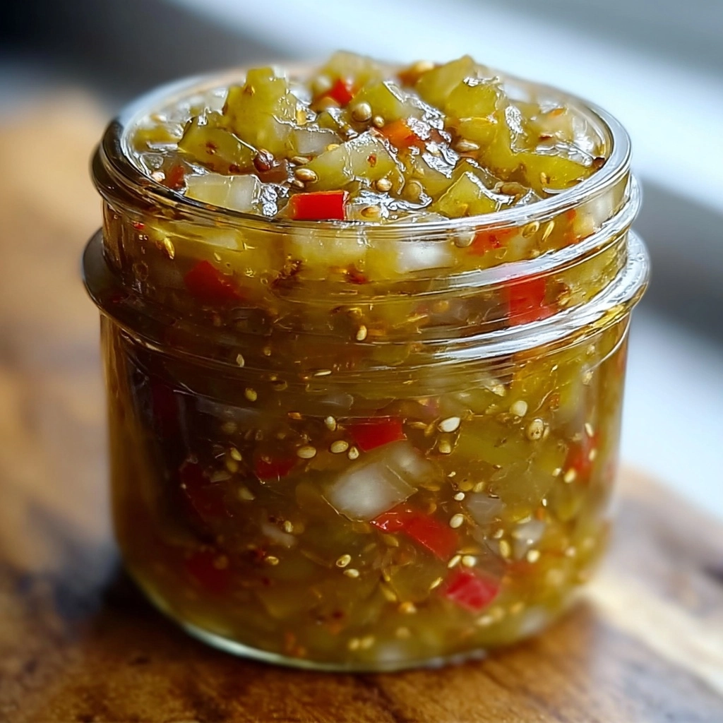 Pickled Pepper and Onion Relish Recipe - Recipe Image