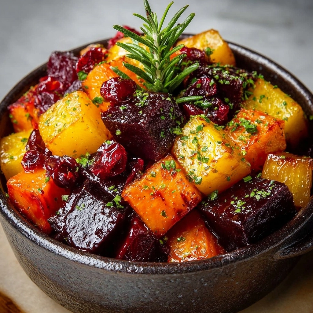 & Beet Medley with Cranberry-Honey Glaze Recipe