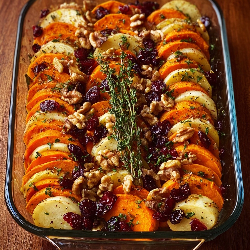 arsnip Bake with Cranberry-Honey Drizzle Recipe