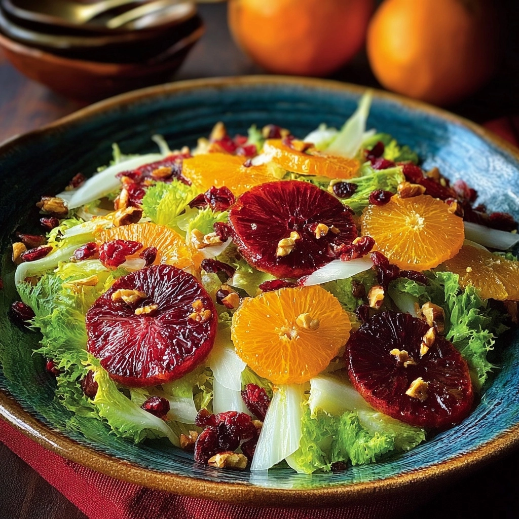 Orange Cranberry Fennel Salad with Pistachios Recipe