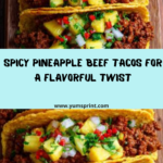 Spicy Pineapple Beef Tacos Recipe