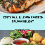 Dill and Lemon Crusted Salmon Recipe