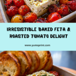 Baked Feta with Roasted Tomatoes & Herbs Recipe