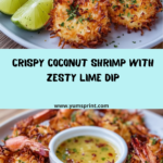 Coconut Shrimp with Lime Chili Dip Recipe
