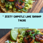 Chipotle Lime Shrimp Tacos Recipe