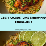 Coconut Lime Shrimp Pad Thai Recipe