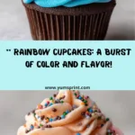 Colorful Rainbow Cupcake Bliss Recipe