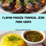 Tropical Jerk Pork Chops Recipe