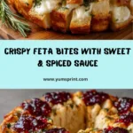 Crispy Feta Bites with Spiced Cranberry Maple Sauce Recipe