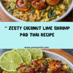 Coconut Lime Shrimp Pad Thai Recipe