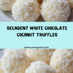White Chocolate and Coconut Truffles Recipe